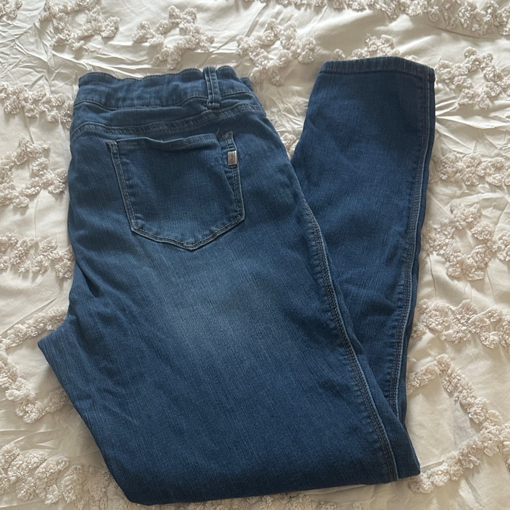 1822 Denim RE REHIP Slim Stretch Jeggings Women's Size 31 Medium Blue